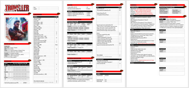 Traveller - Hoja de Viajero - Usurpador tecnologico